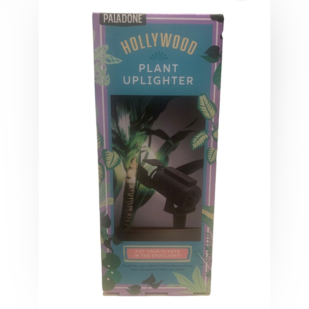 Paladone Hollywood Plant Uplighter Accent Lighting Adjustable Battery Operated
